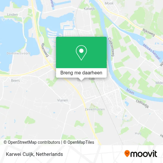 Karwei Cuijk kaart