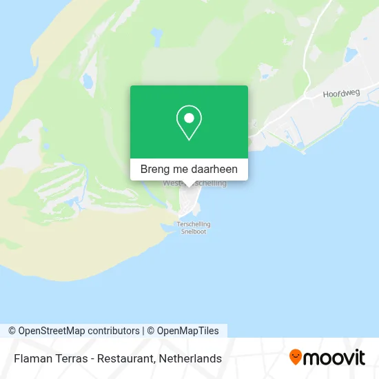 Flaman Terras - Restaurant kaart