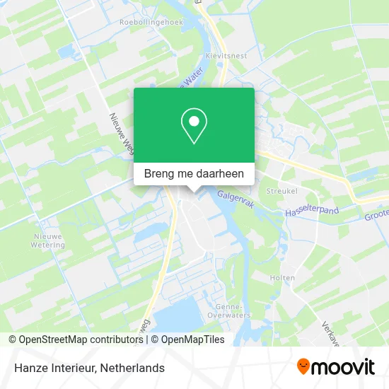 Hanze Interieur kaart