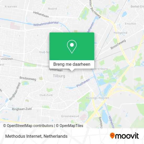 Methodus Internet kaart