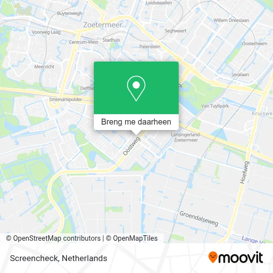 Screencheck kaart