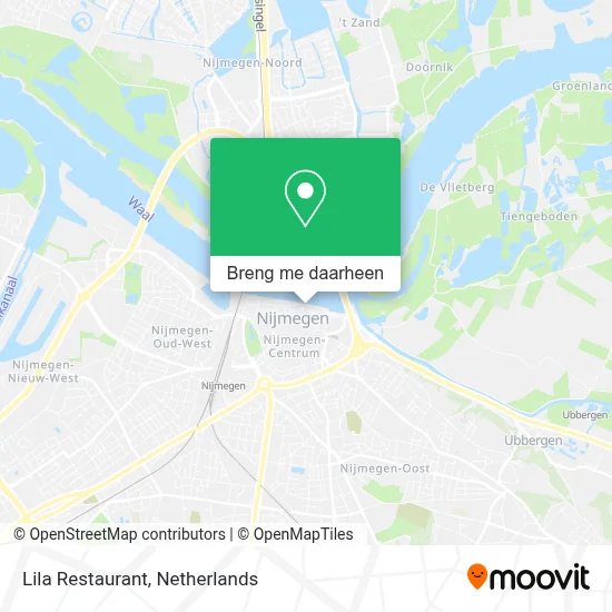Lila Restaurant kaart