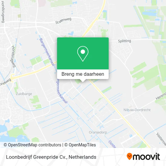 Loonbedrijf Greenpride Cv. kaart