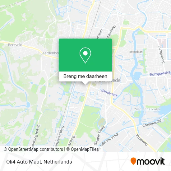 Oli4 Auto Maat kaart