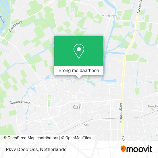 Rkvv Deso Oss kaart