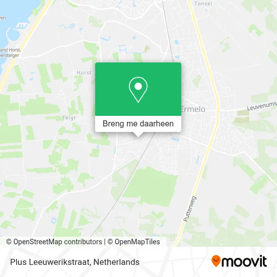 Plus Leeuwerikstraat kaart