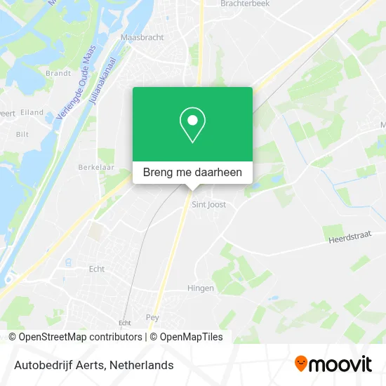 Autobedrijf Aerts kaart