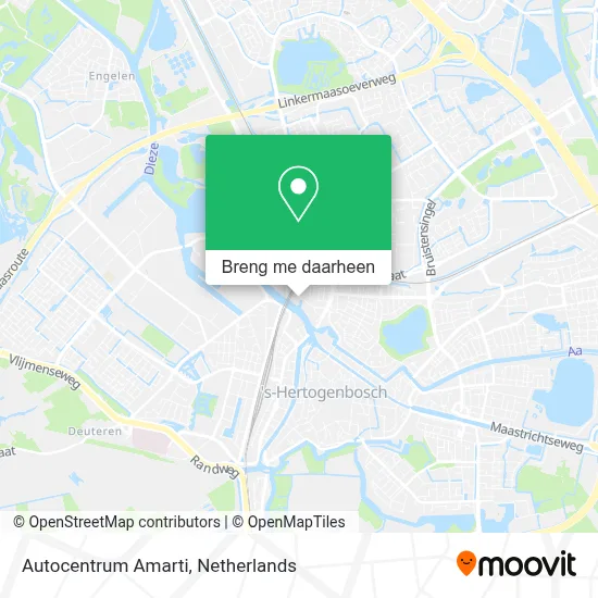 Autocentrum Amarti kaart