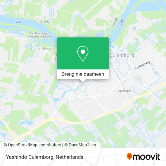 Yashindo Culemborg kaart
