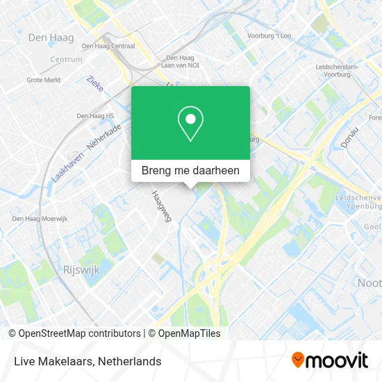 Live Makelaars kaart
