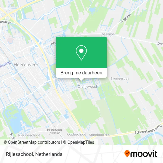 Rijlesschool kaart