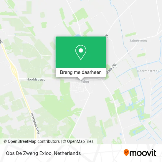 Obs De Zweng Exloo kaart