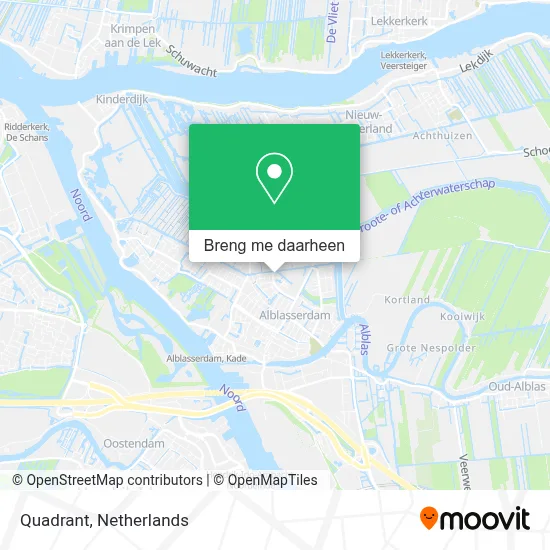 Quadrant kaart