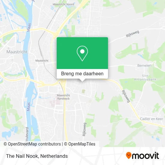 The Nail Nook kaart