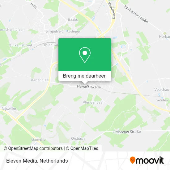 Eleven Media kaart