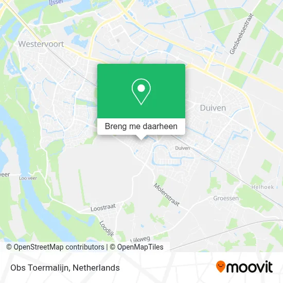 Obs Toermalijn kaart