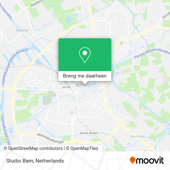 Studio Bam kaart