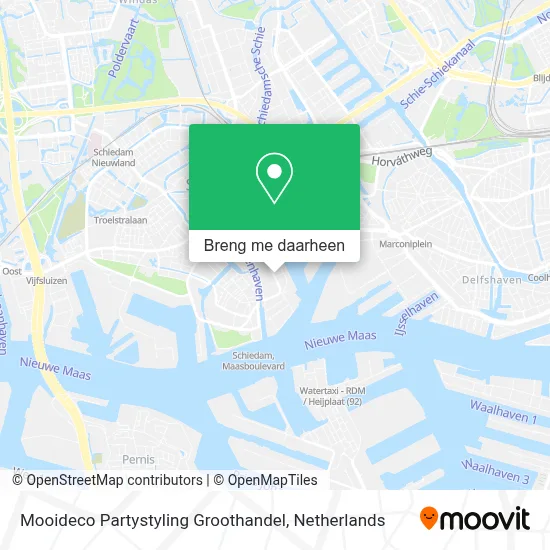 Mooideco Partystyling Groothandel kaart