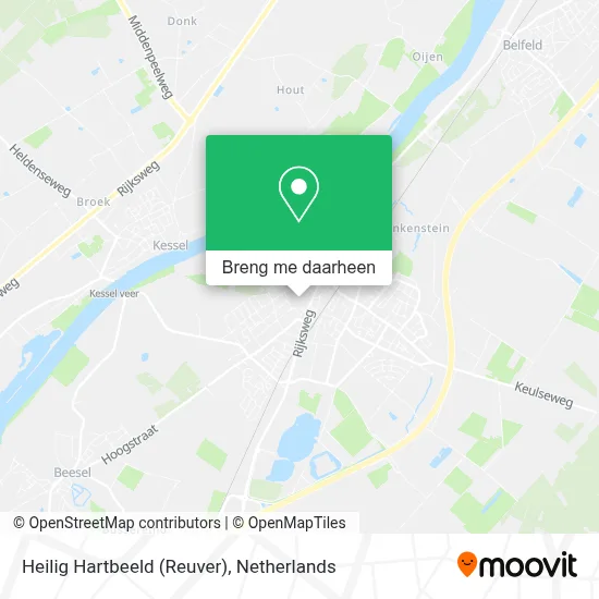 Heilig Hartbeeld (Reuver) kaart