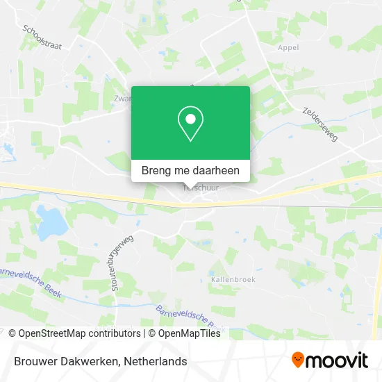 Brouwer Dakwerken kaart