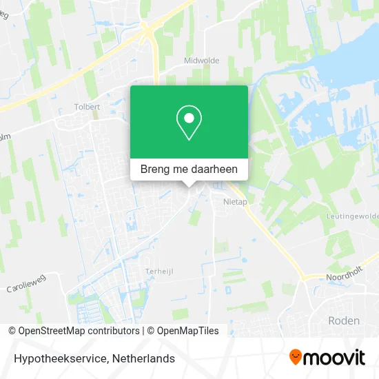 Hypotheekservice kaart