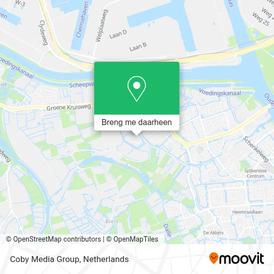 Coby Media Group kaart