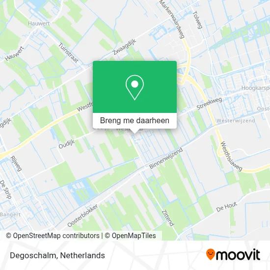 Degoschalm kaart