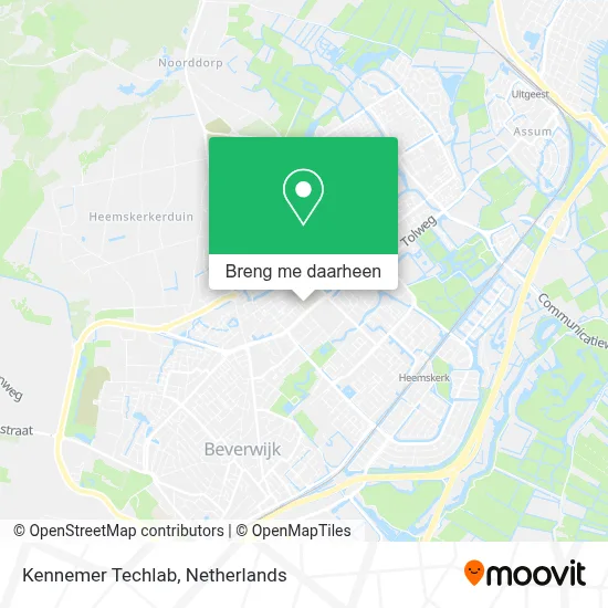 Kennemer Techlab kaart