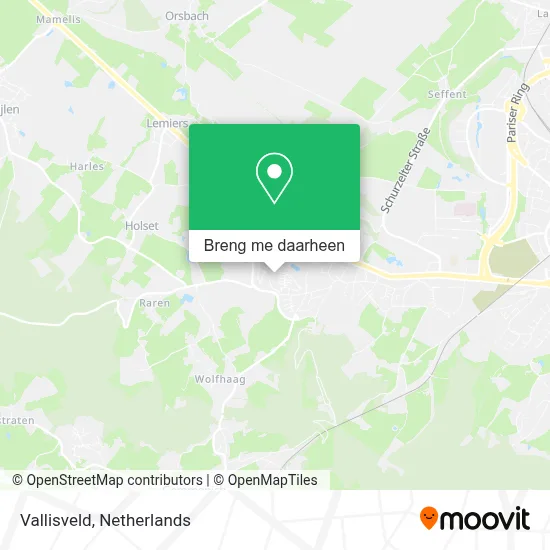 Vallisveld kaart