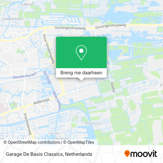 Garage De Basis Classics kaart