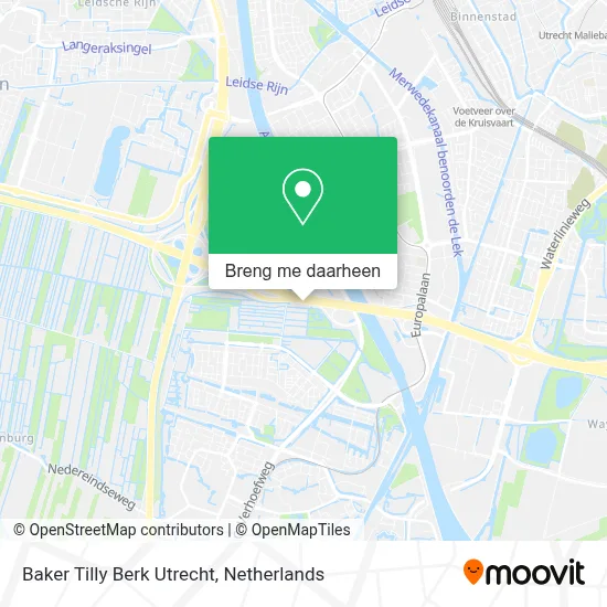 Baker Tilly Berk Utrecht kaart