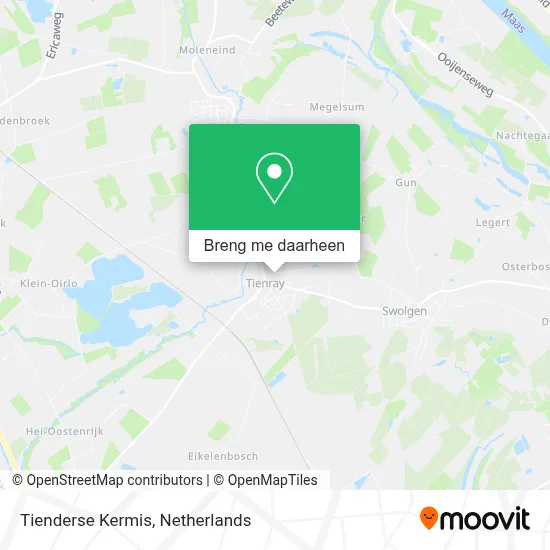 Tienderse Kermis kaart