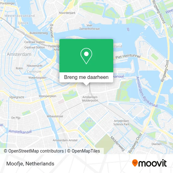 Moofje kaart