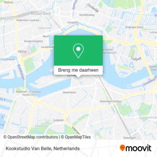 Kookstudio Van Belle kaart