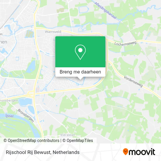 Rijschool Rij Bewust kaart