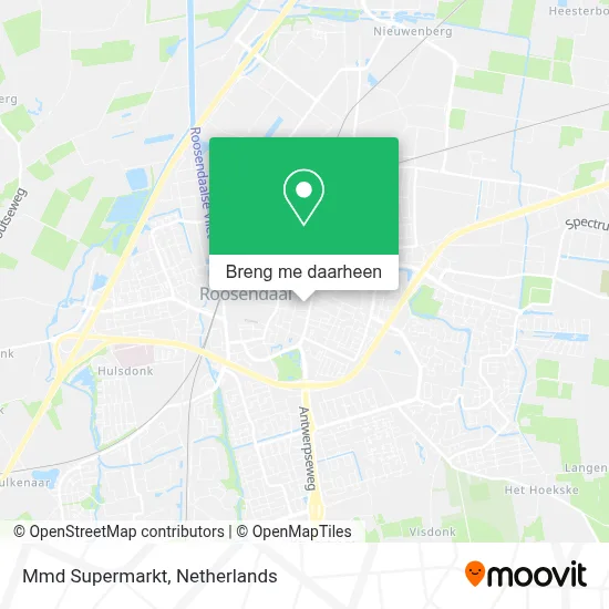 Mmd Supermarkt kaart