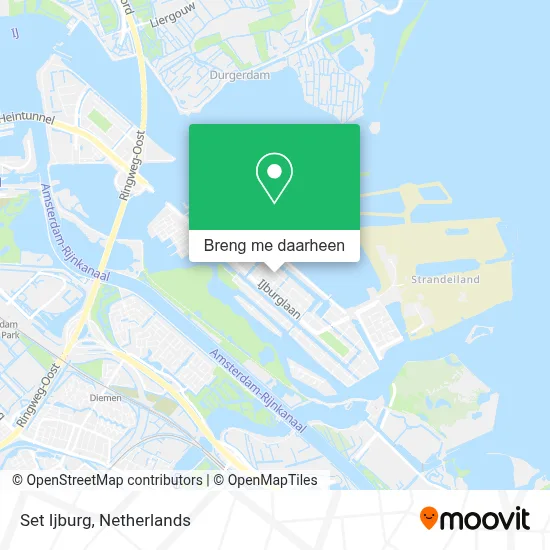Set Ijburg kaart