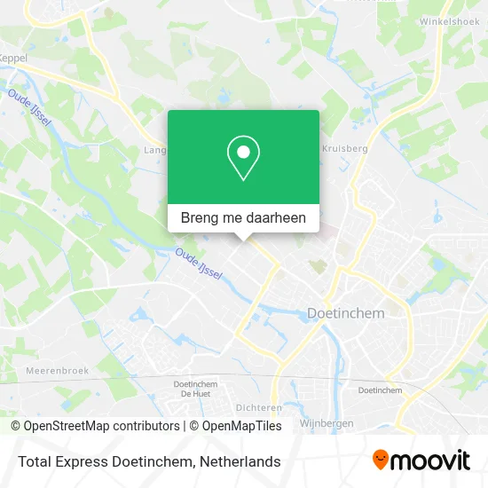 Total Express Doetinchem kaart