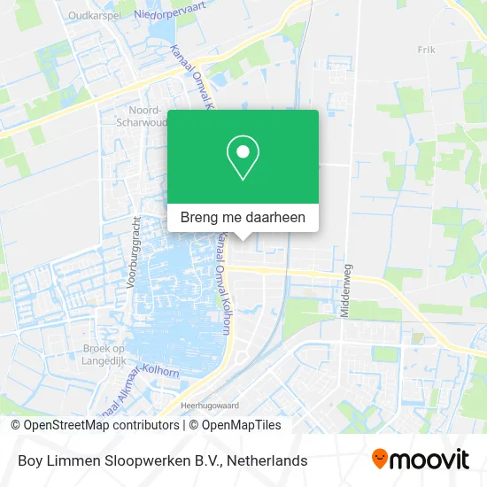 Boy Limmen Sloopwerken B.V. kaart