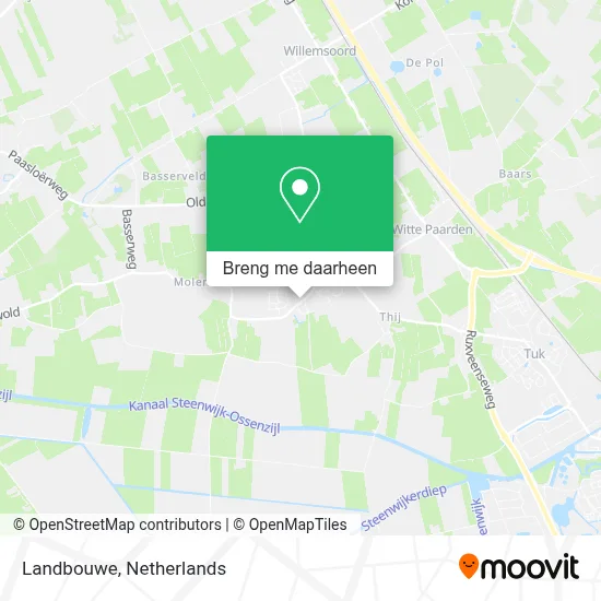 Landbouwe kaart