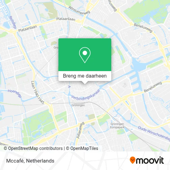 Mccafé kaart