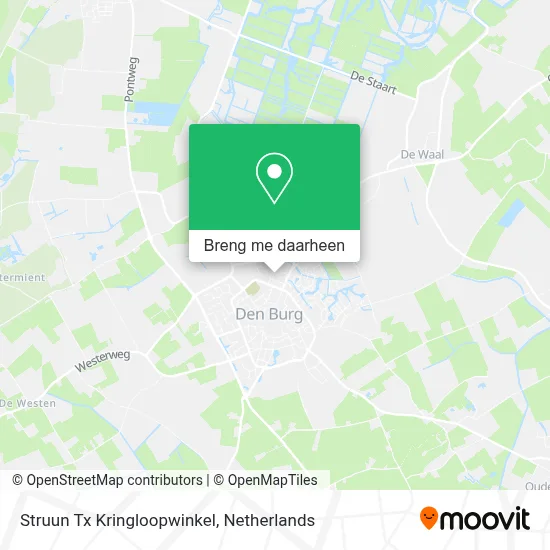 Struun Tx Kringloopwinkel kaart