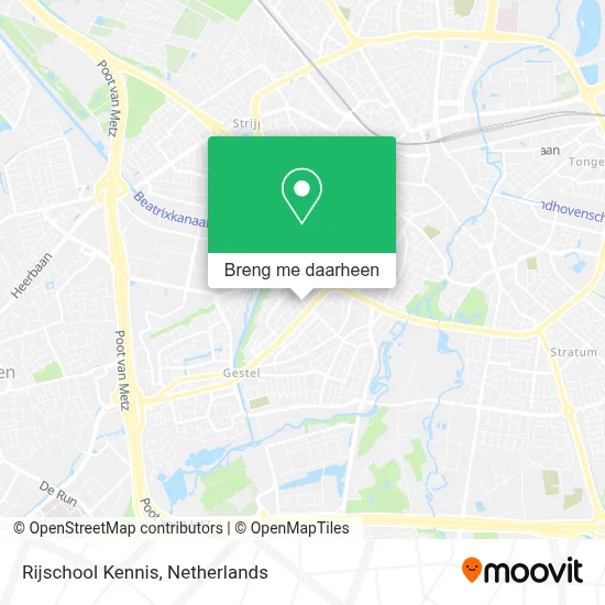 Rijschool Kennis kaart