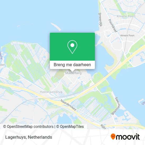 Lagerhuys kaart