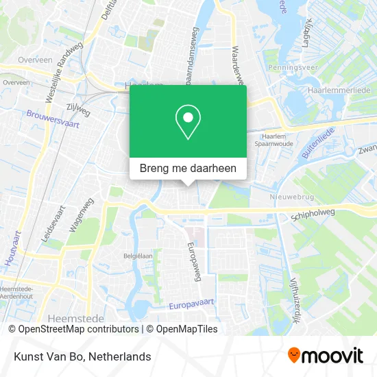 Kunst Van Bo kaart