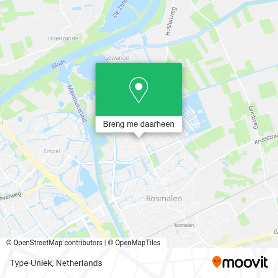 Type-Uniek kaart