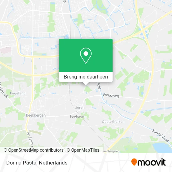 Donna Pasta kaart