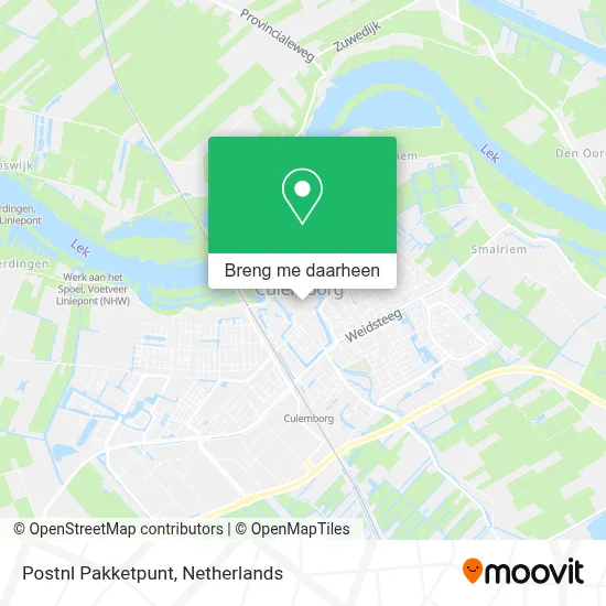 Postnl Pakketpunt kaart