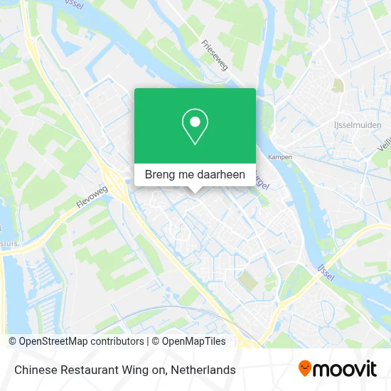 Chinese Restaurant Wing on kaart