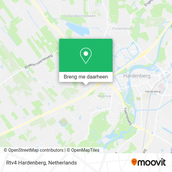 Rtv4 Hardenberg kaart